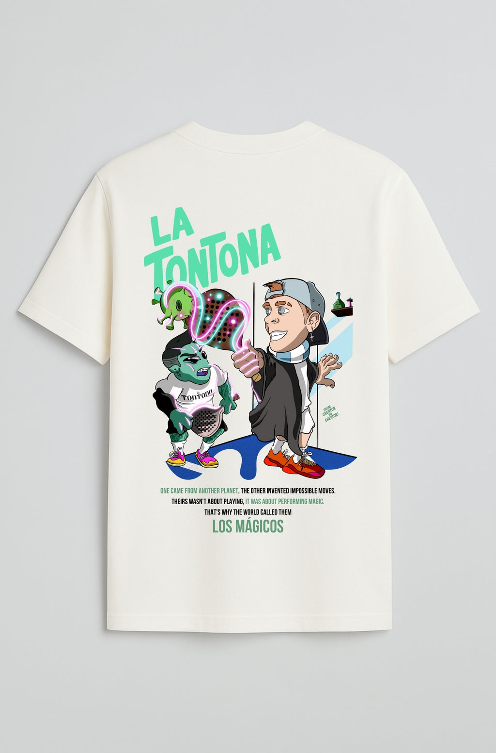 CAMISETA OVERSIZE LOS MÁGICOS