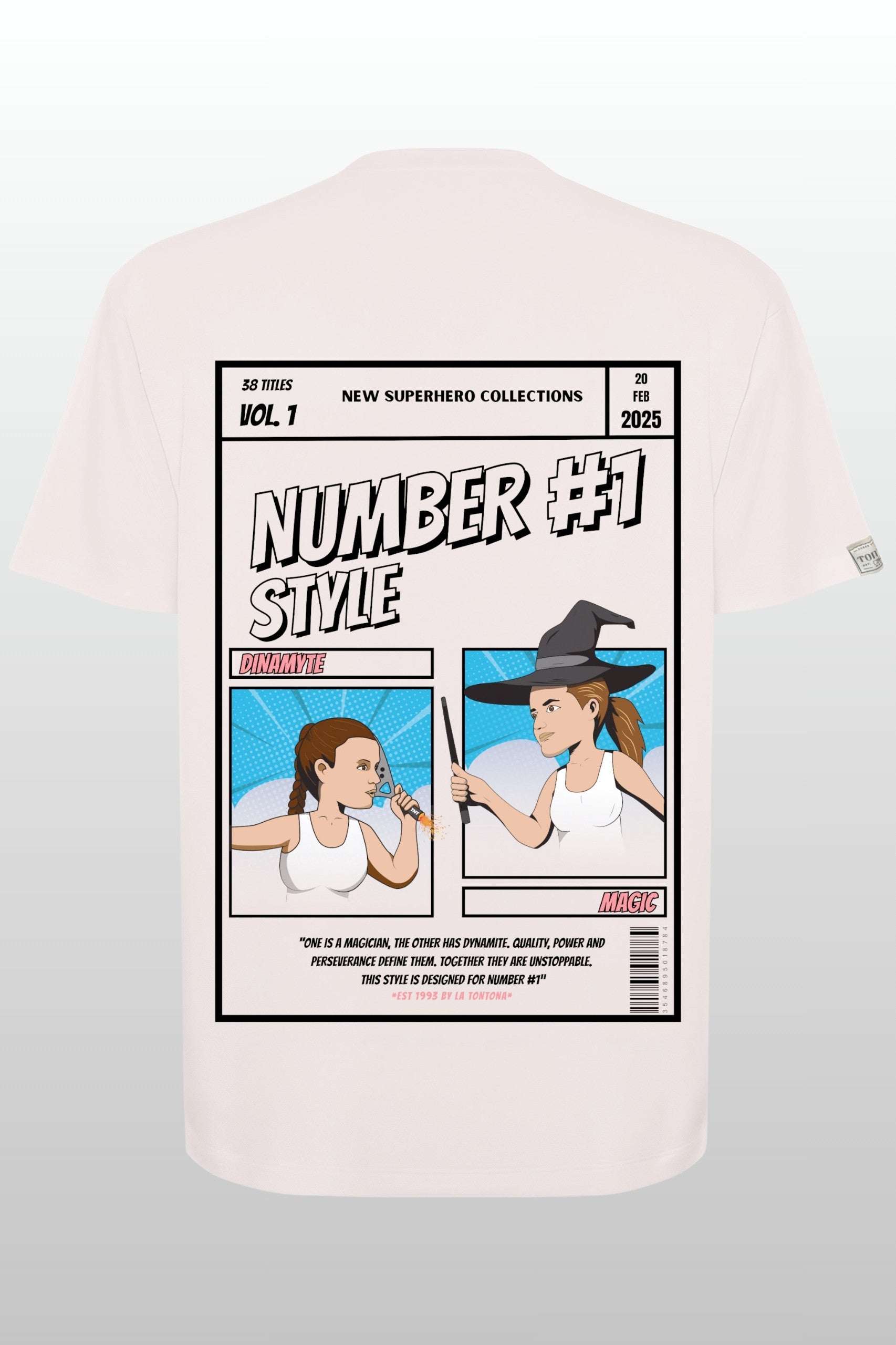 CAMISETA OVERSIZE "NUMBER #1"