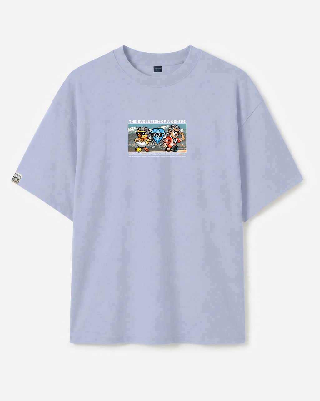 Camiseta The evolution of a genius