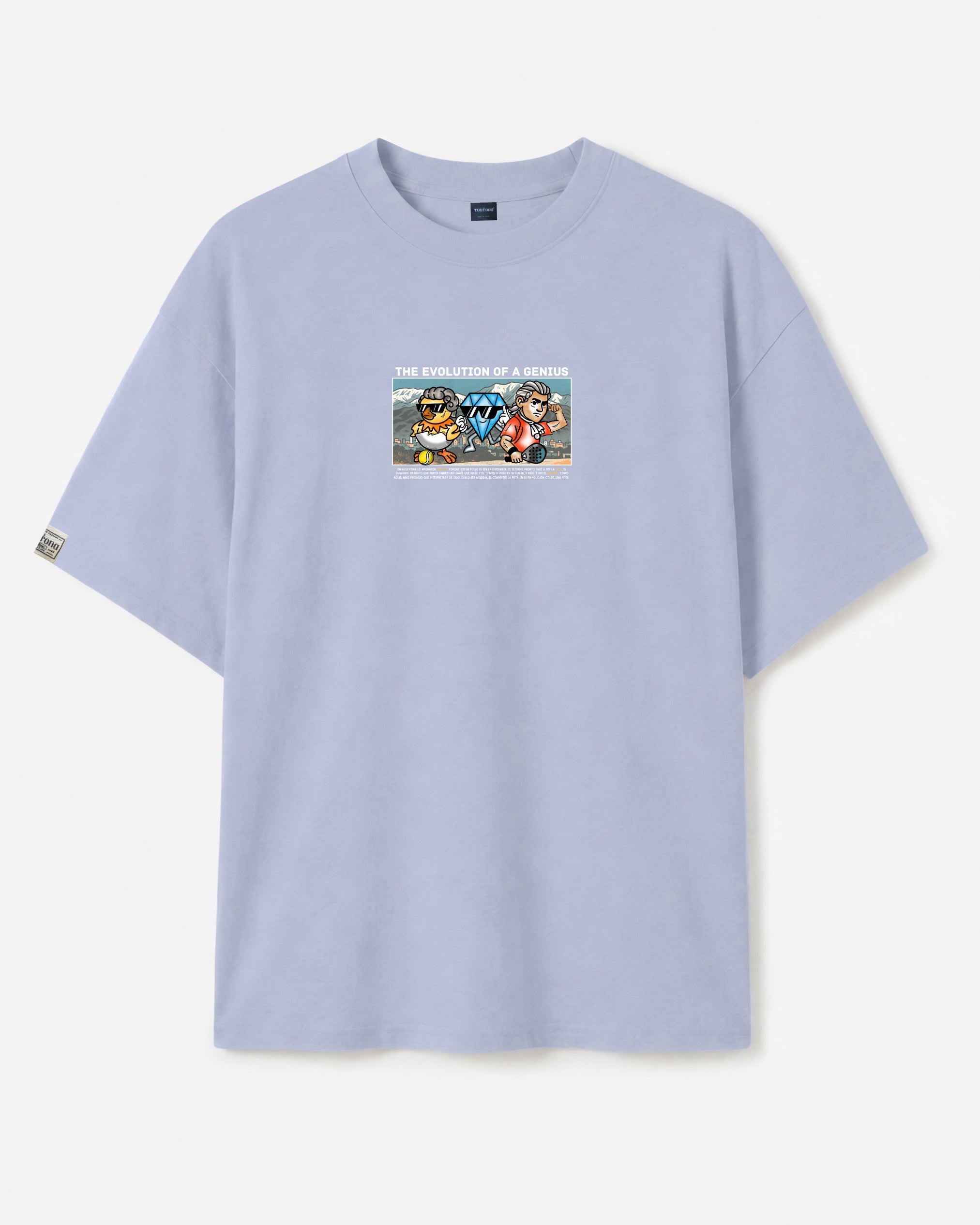 Camiseta The evolution of a genius