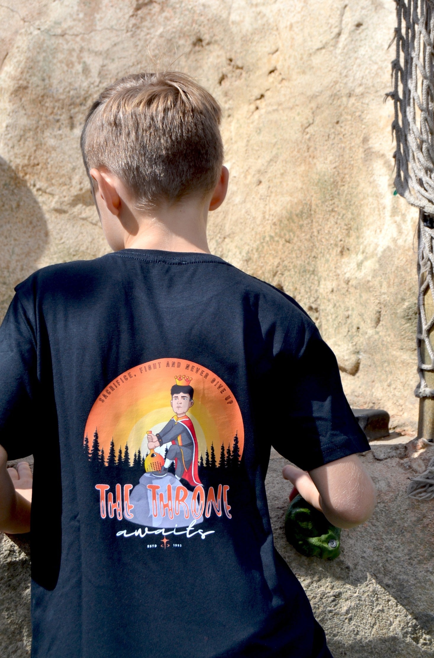 CAMISETA NIÑO "THE KING"