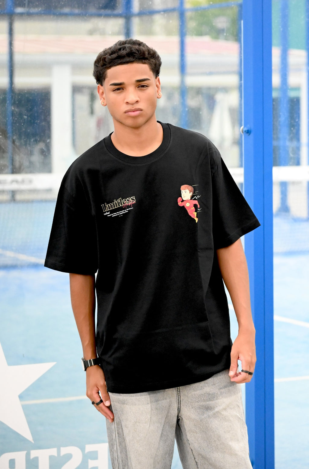 CAMISETA OVERSIZE FLASH