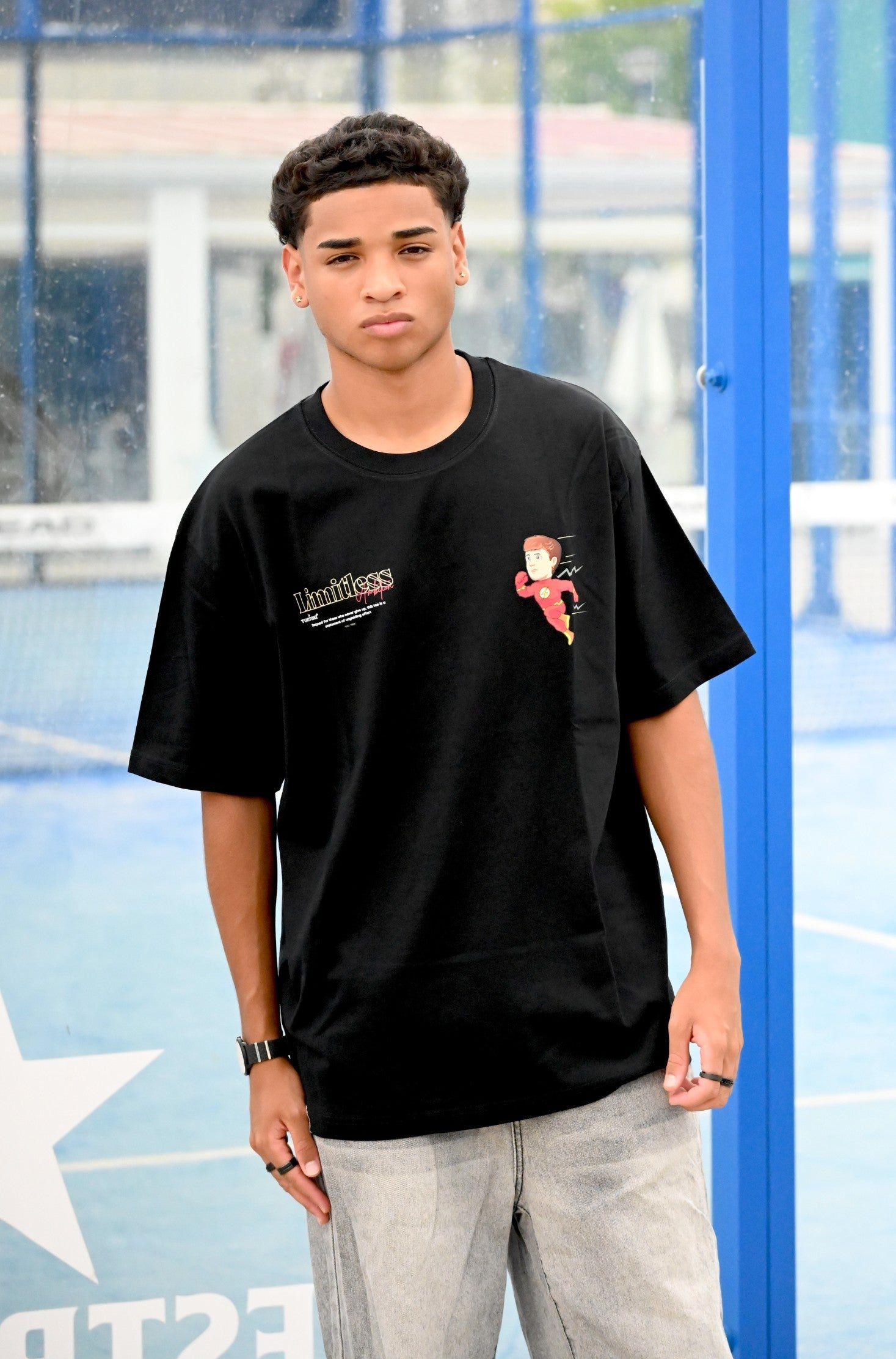 CAMISETA OVERSIZE FLASH