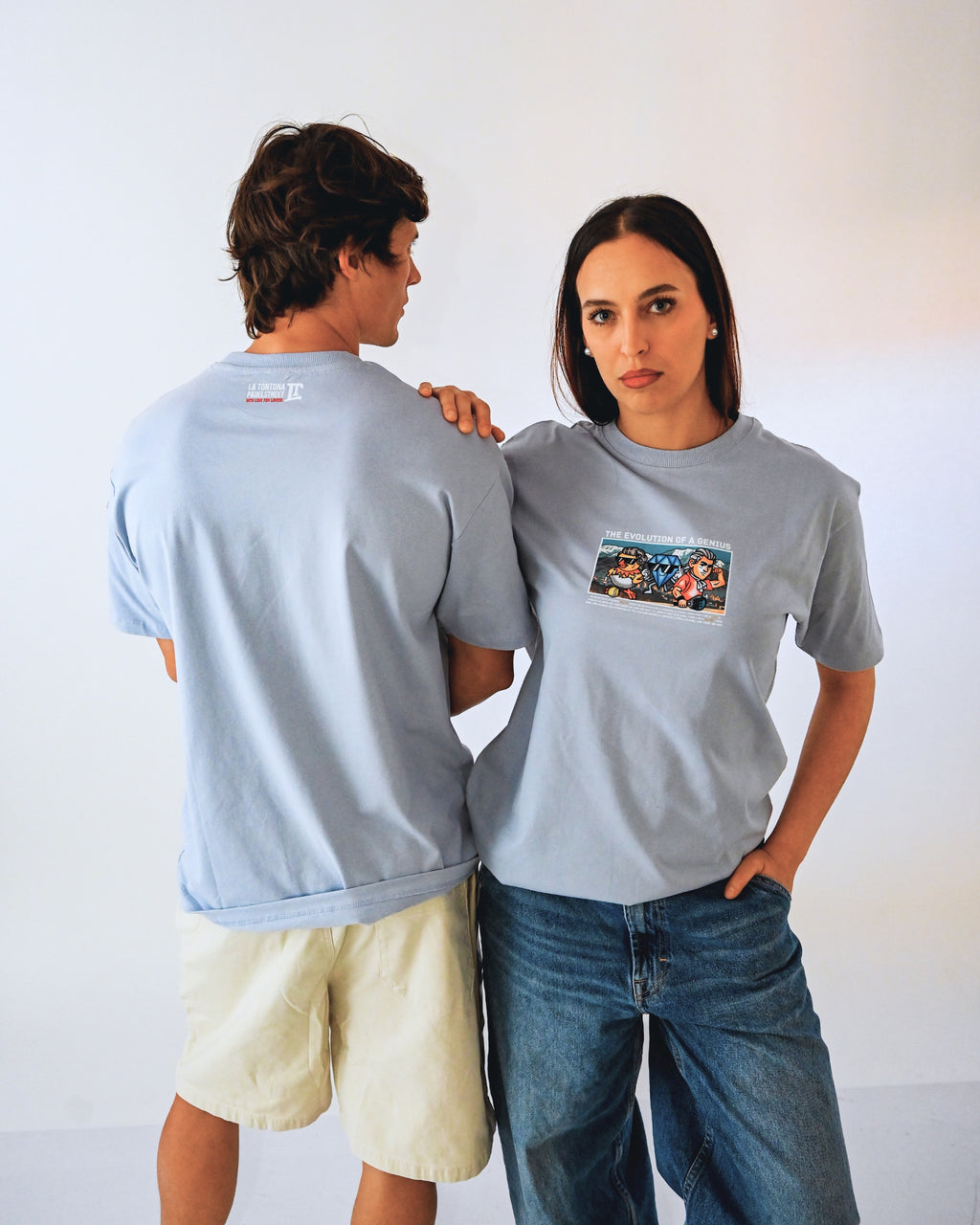 Camiseta The evolution of a genius